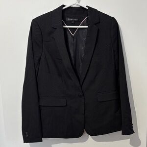 Williw & Thread NWOT Chic Black Polka Dot Blazer